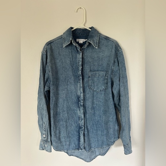 Good American Denim Uniform Shirt XS - Picture 4 of 14